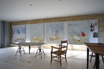 Work-in-progress-Emmanuel-Lesgourgues-techniques-mixtes-sur-toile-2026-1