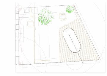 05 RUE GARDERE 0617-Plan jardin - piscine